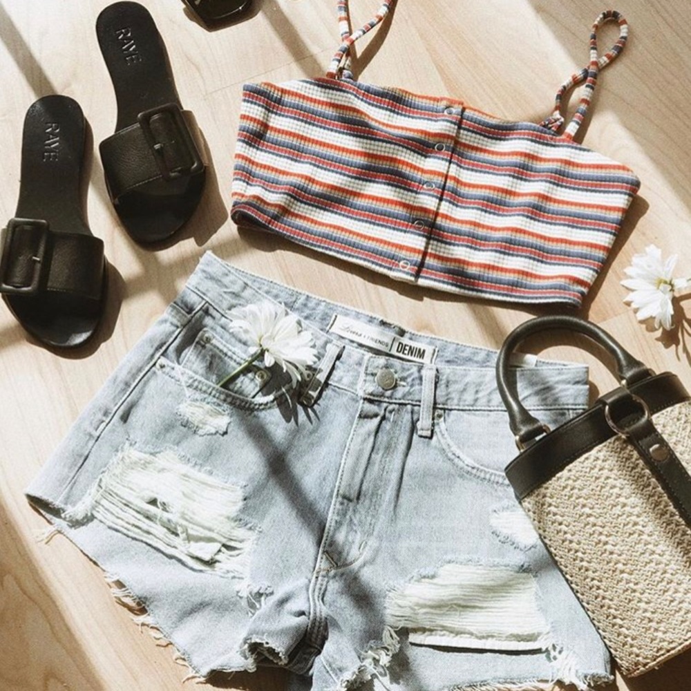 Privacy Please Revolve Crop Tank Size Small